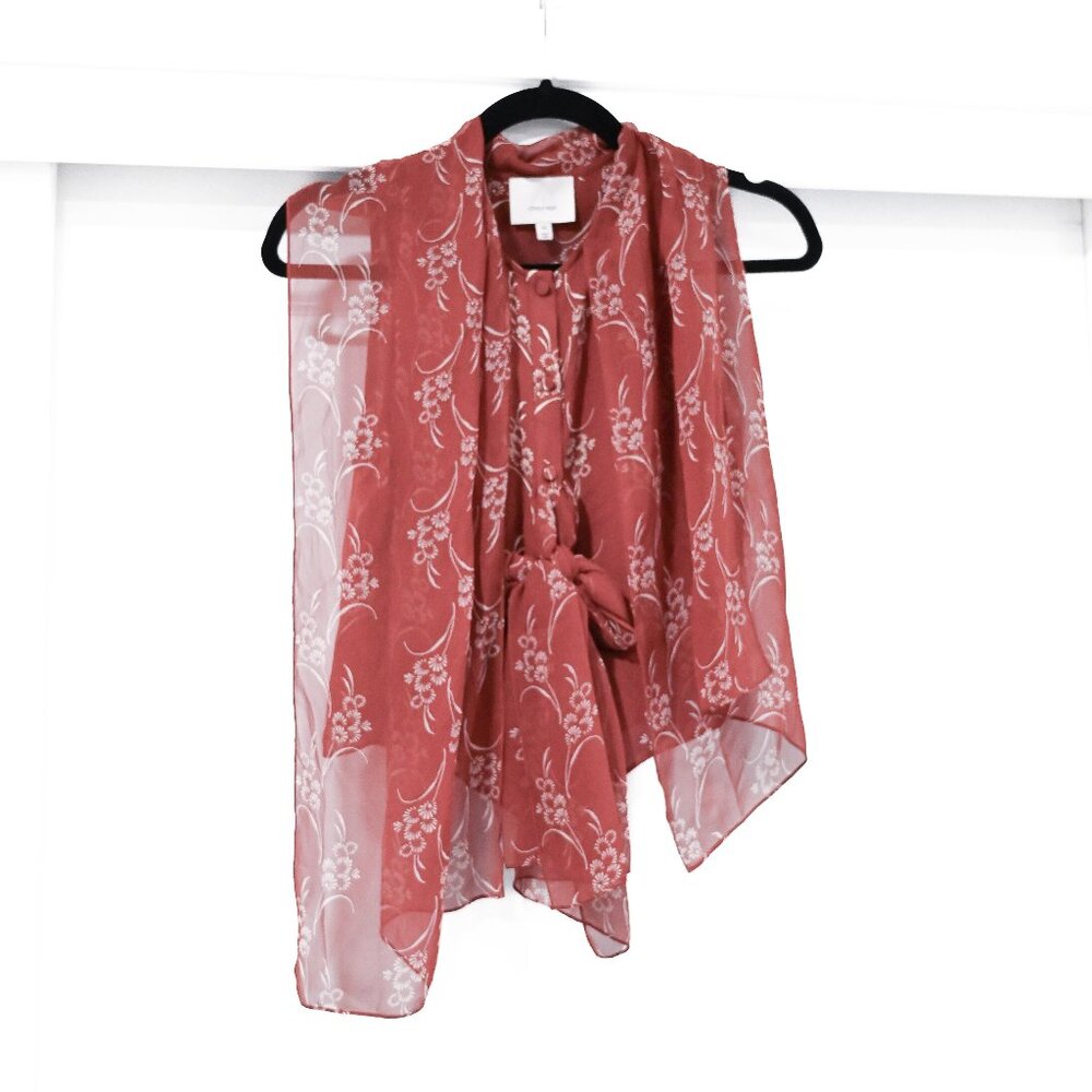 Cinq à Sept Pink Floral Blouse